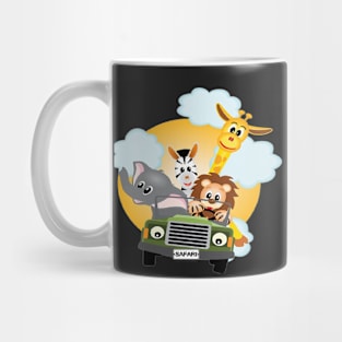 Safari Animals A Mug